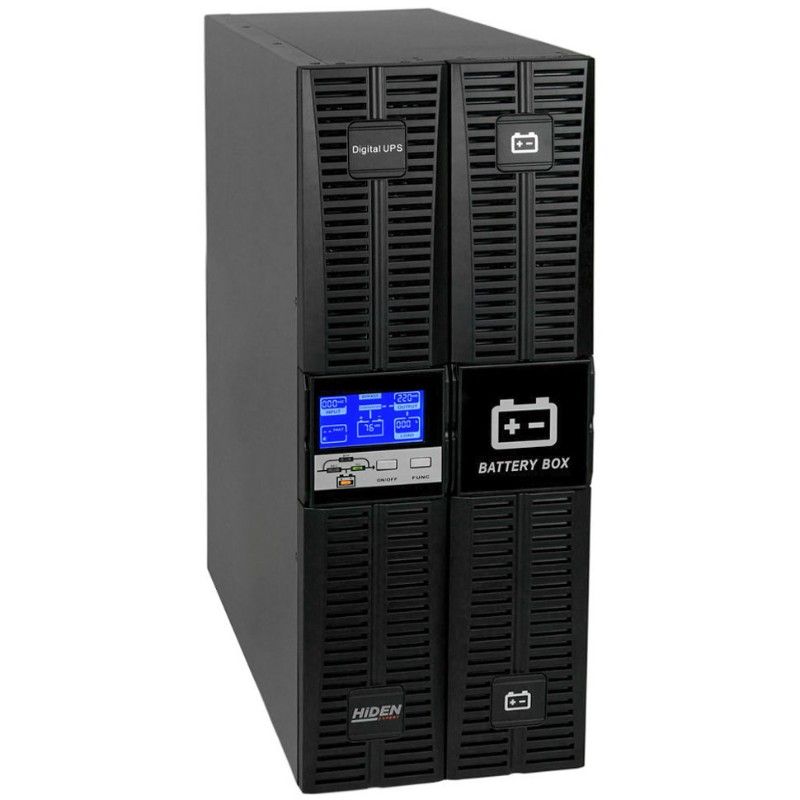 ИБП HIDEN EXPERT UDC9206S-RT, встроенные акб в корпусе (9А/ч х 16шт),6 kVA/6 kW (PF=1), - изображение 4