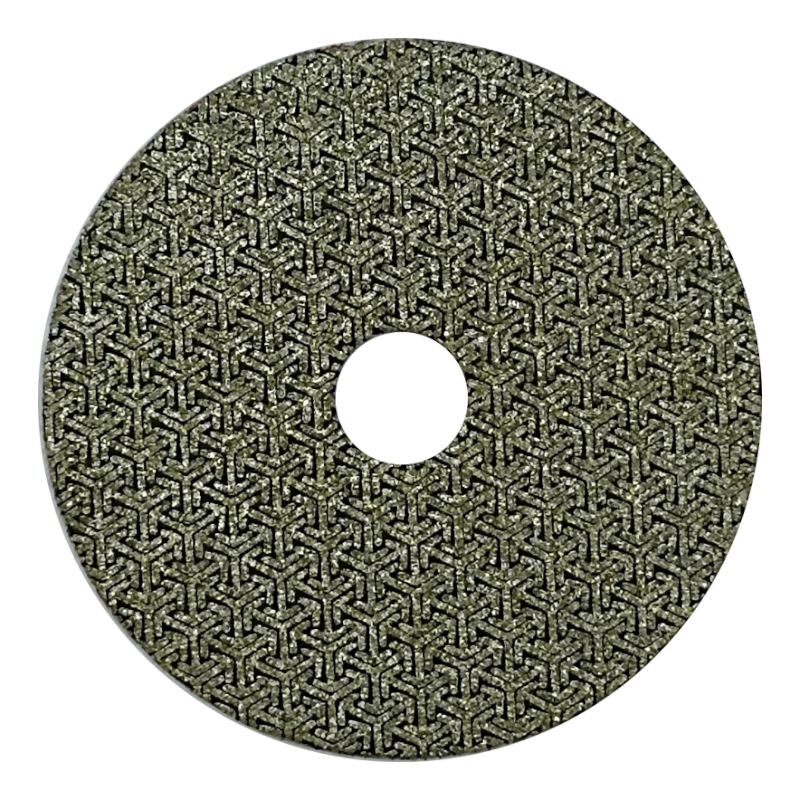 Алмазный гибкий шлифовальный гальванический круг "Черепашка" Hilberg 100 мм № 60 - изображение 2