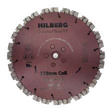 Диск алмазный сегментный-турбо Hilberg Industrial Hard TOP CnB Laser 230х12 мм CnB х 2 - изображение 4