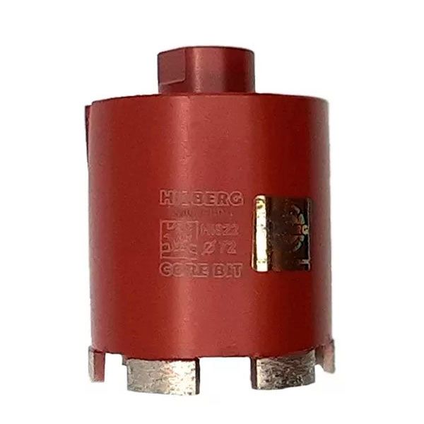 Коронка алмазная Hilberg Industrial Laser Micro Hit 6T 68х75 мм (под пылеудалитель)