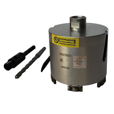 Коронка алмазная Hilberg Laser 1 1/4 UNC 12T 162х450 мм - изображение 6