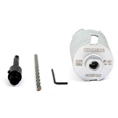 Коронка алмазная Hilberg Laser 1 1/4 UNC 6T 72х450 мм - изображение 3