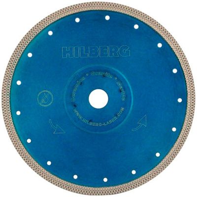 Диск алмазный сплошной Hilberg Super Ceramic Flange 125х28/3хM14 - изображение 5