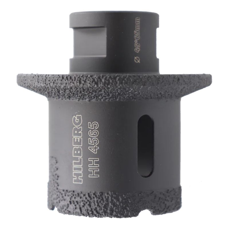 Коронка-фреза алмазная Hilberg Super Hard 4T, М14 45/65х40 мм