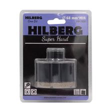 Коронка алмазная Hilberg Super Hard M14 68 мм - изображение 4