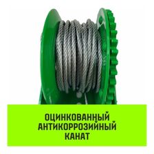 Лебедка ручная барабанная HITCH HW500 (канат) - изображение 11