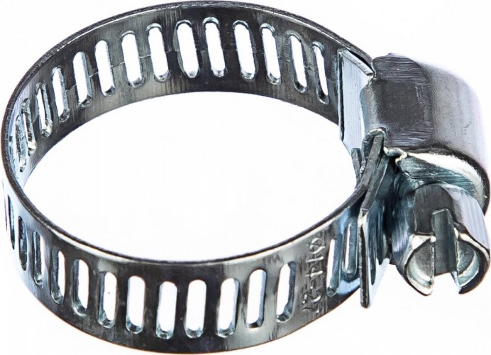 Хомут червячный QUATTRO ELEMENTI 14-27 мм оцинкованный, 4 шт в блистере 772-005