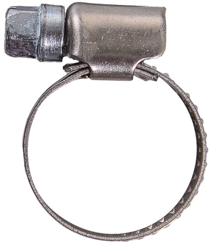 Хомут червячный ВИХРЬ 12 - 20 шириной 9 мм (уп.50 шт.) оцинкованный 73/9/1/21 - изображение 3