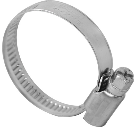 Хомут червячный ВИХРЬ 25 - 40 шириной 9 мм (уп.25 шт.) оцинкованный 73/9/1/24