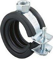 Хомут FISCHER 40 - 44 (1 1/4") для монтажа труб одноболтовый FGRS 79425 79425