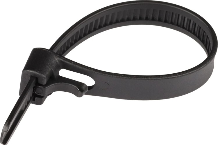 Хомут пластиковый ЕВРОПАРТНЕР PRM 300 x7.5 многоразовый (50 шт.), черный 88263 - изображение 3