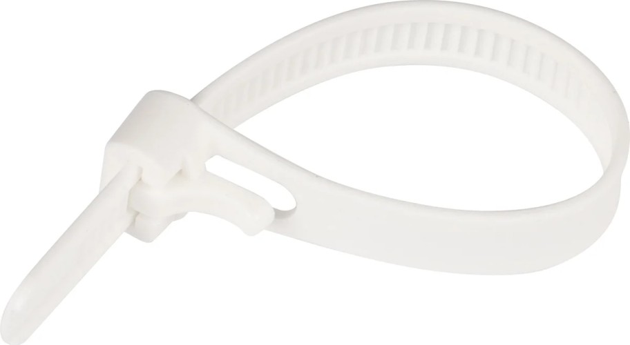 Хомут пластиковый ЕВРОПАРТНЕР PRM 300 x7.5 многоразовый (50 шт.), белый 88260 - изображение 3