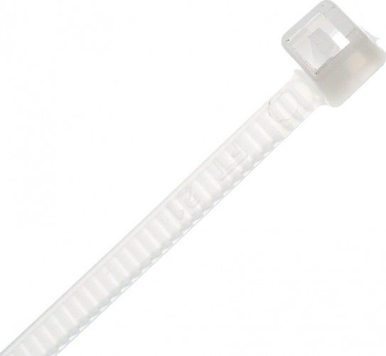 Хомут пластиковый IEK 2.5х100 нейлон бел. (уп. 100шт) UHH31-D025-100-100 - изображение 3