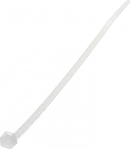 Хомут пластиковый IEK 2.5х100 нейлон бел. (уп. 100шт) UHH31-D025-100-100 - изображение 2