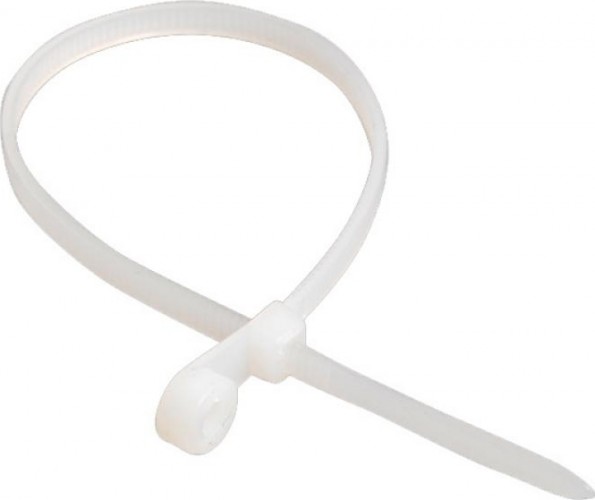 Хомут пластиковый IEK 3.5х200 нейлон кабельный с отвер. для креп. хок (уп. 100шт) UHH40-5-200-100