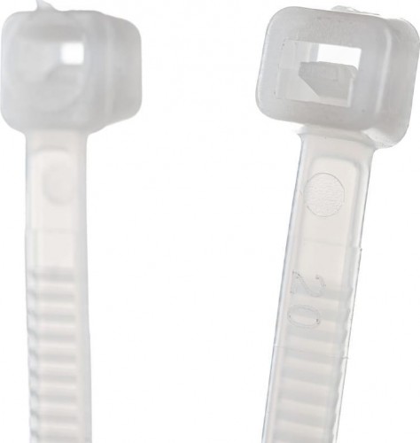 Хомут пластиковый IEK 3.6х200 нейлон бел. (уп. 100шт) UHH31-D036-200-100 - изображение 3