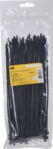 Хомут пластиковый IEK 3.6х200 нейлон черн. (уп. 100шт) UHH32-D036-200-100 - изображение 3