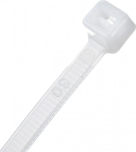 Хомут пластиковый IEK 4.8х300 нейлон бел. (уп. 100шт) UHH31-D048-300-100 - изображение 2