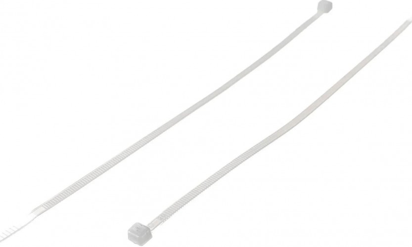 Хомут пластиковый IEK 4.8х350 нейлон кабельный бел. (уп. 100шт) UHH31-D048-350-100 - изображение 2