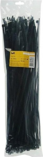 Хомут пластиковый IEK 4.8х350 нейлон черн. (уп. 100шт) UHH32-D048-350-100 - изображение 4