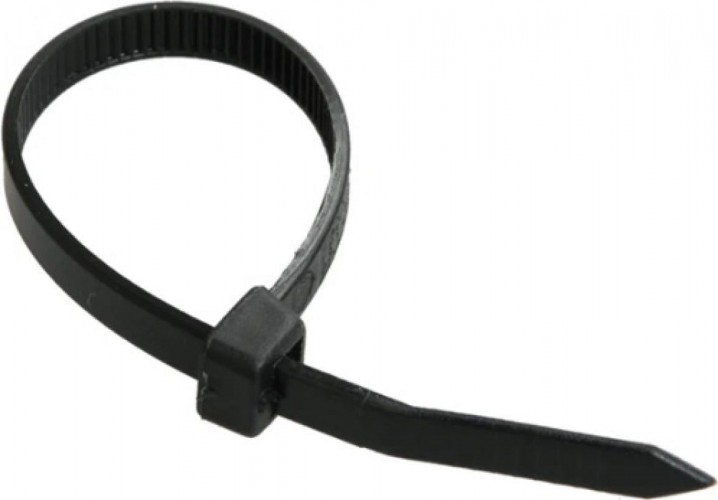 Хомут пластиковый IEK 7.6х300 нейлон кабельный черн. (уп. 100шт) UHH32-D076-300-100