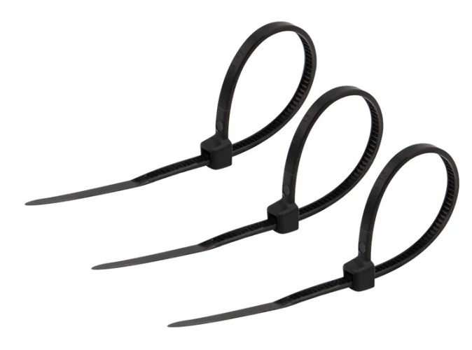 Хомут пластиковый REXANT 100x2,5мм черный, упаковка 500 шт. 07-0101-05