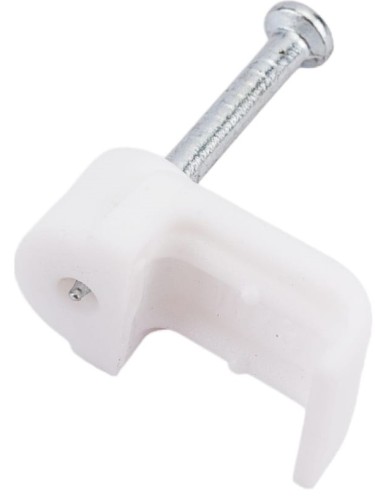 Хомут пластиковый REXANT 10х3 мм, белый плоский (упак. 20 шт) 07-4209-20