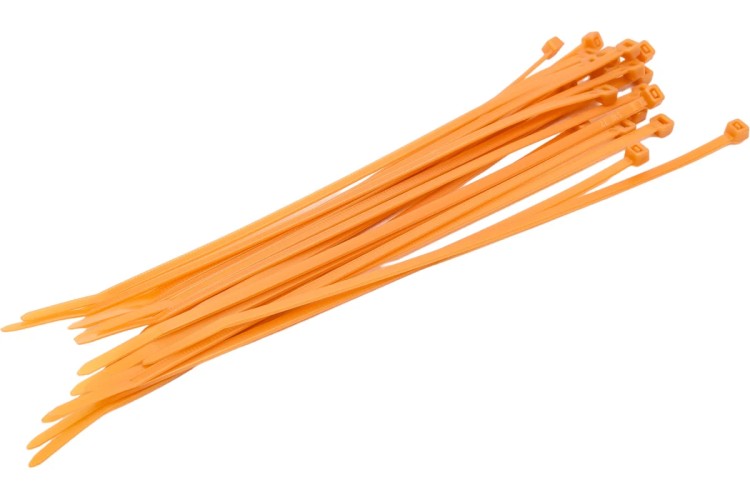 Хомут пластиковый REXANT 200x3,6мм золотой, упаковка 100 шт. 07-0200-6