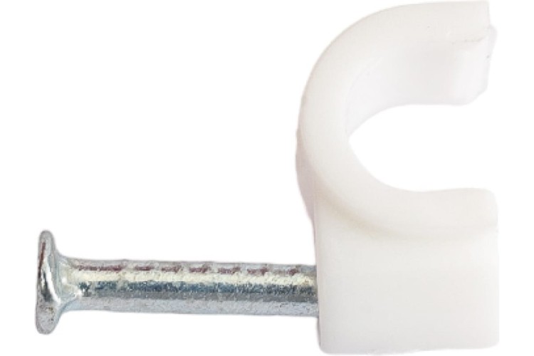 Хомут пластиковый REXANT 5 мм, белый круглый (упак. 20 шт) 07-4005-20