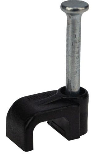 Хомут пластиковый REXANT 6х4 мм, черный плоский (упак. 50 шт) 07-4206-1