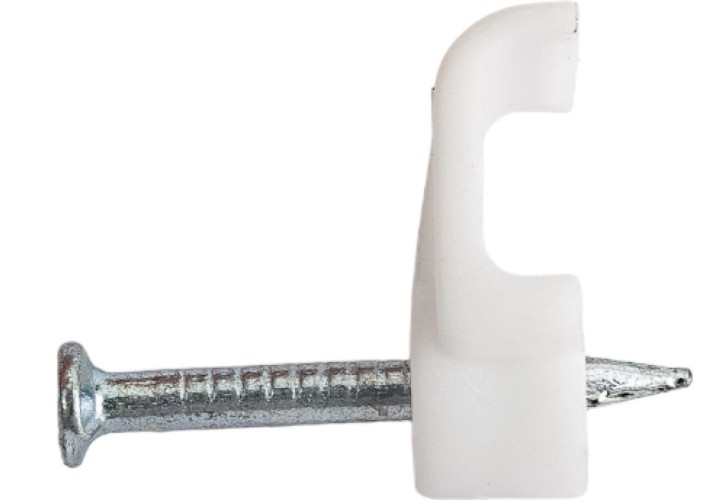 Хомут пластиковый REXANT 8х3 мм, белый плоский (упак. 20 шт) 07-4207-20