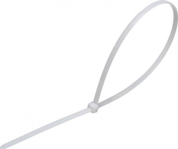 Хомут пластиковый RUCELF СТБ-5х200 нейлоновый белый СТБ-5х200-Б