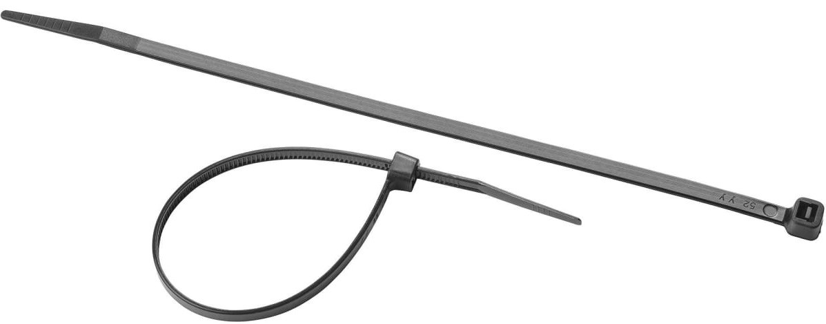 Хомут пластиковый SORMAT JSS+ 4,8 х 280 (уп. 100 шт.) черный, морозостойкий 9630407629