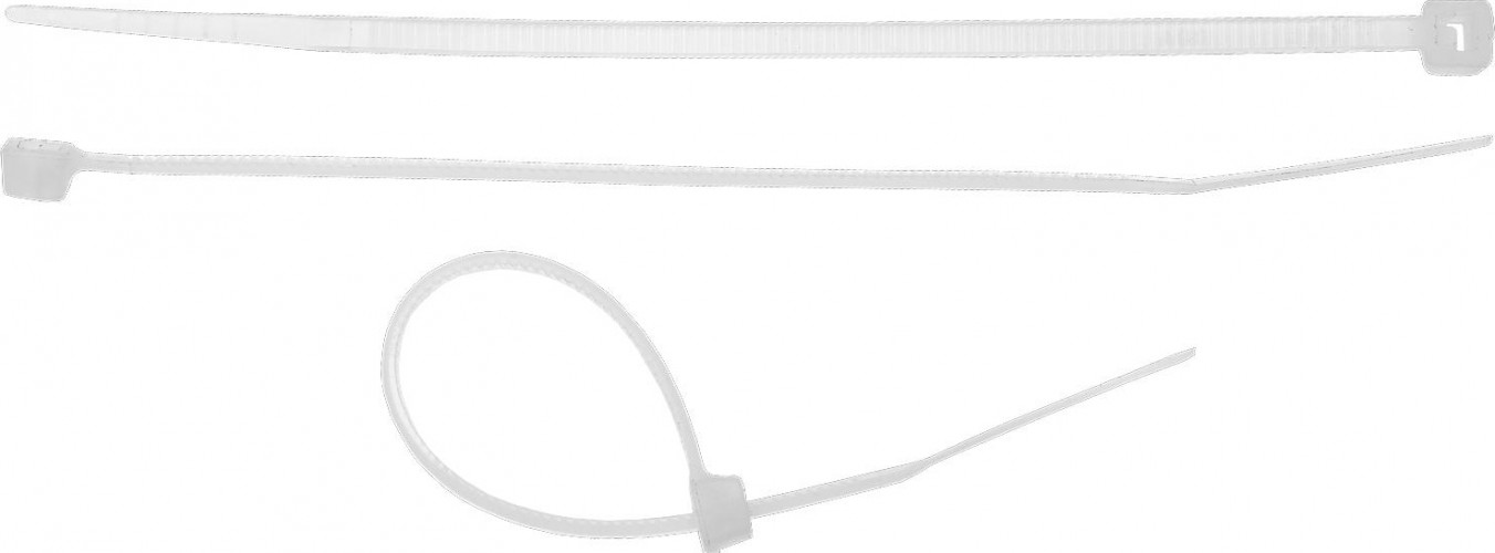 Хомут пластиковый STAYER Professional белые, 3.5х200 мм, 50 шт. 3785-20