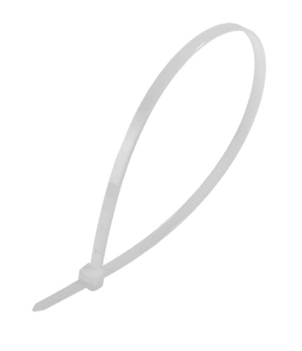 Хомут пластиковый ВИХРЬ 4,8 х 300 (уп.100 шт.) белый 73/9/1/16
