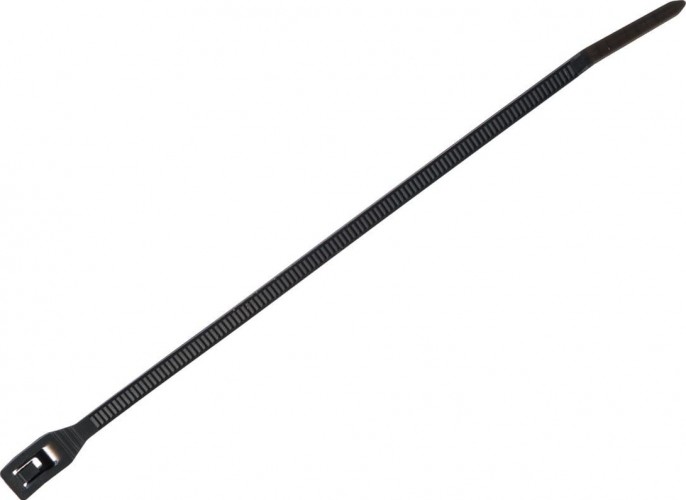 Хомут пластиковый ЗУБР ПРОФЕССИОНАЛ черные кобра, с плоским замком, 3.6х150 мм, 50 шт, 30935-36-150 - изображение 4