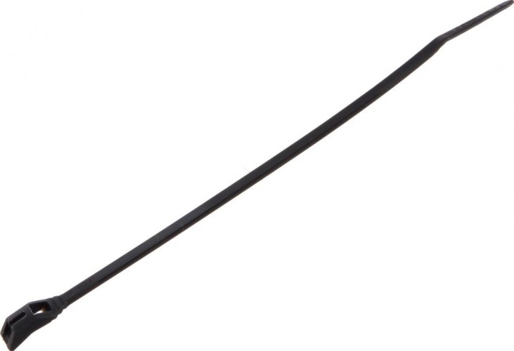 Хомут пластиковый ЗУБР ПРОФЕССИОНАЛ черные кобра, с плоским замком, 2.5х110 мм, 50 шт, 30935-25-110 - изображение 3