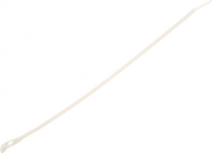 Хомут пластиковый ЗУБР ПРОФЕССИОНАЛ белые кобра, с плоским замком, 7.6х370 мм, 10 шт,  30930-76-370 - изображение 3