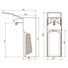 Локтевой дозатор HOR D-004A - изображение 10