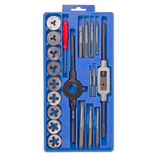 Набор метчиков и плашек МАСТАК, HSS M3-M12, кейс, 21 предмет - изображение 2