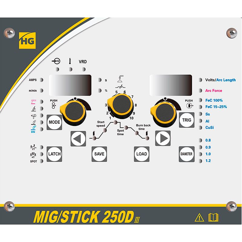 Сварочный полуавтомат HUGONG MIG/STICK 250D III (без горелки) - изображение 2
