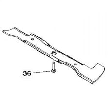 Нож левый для трактора Husqvarna 5324279-84 - изображение 2