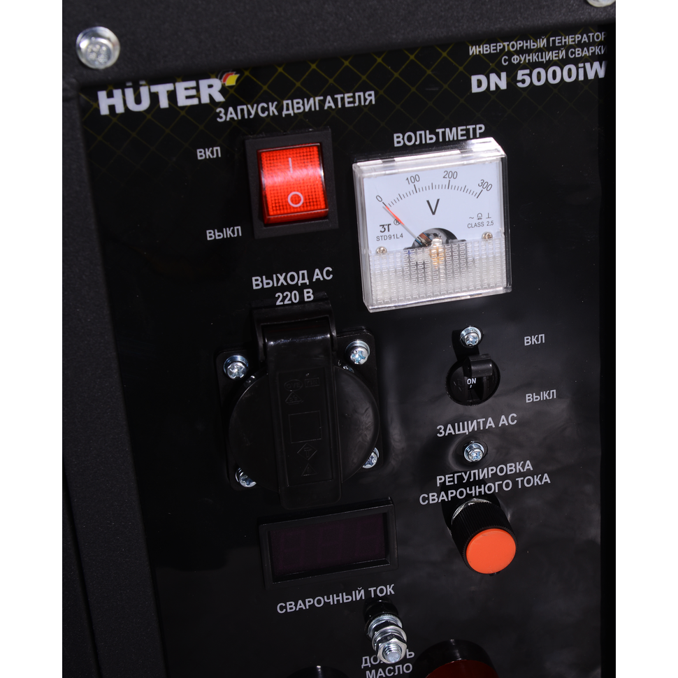 Генератор инверторный Huter DN 5000iW с функцией сварки - изображение 8