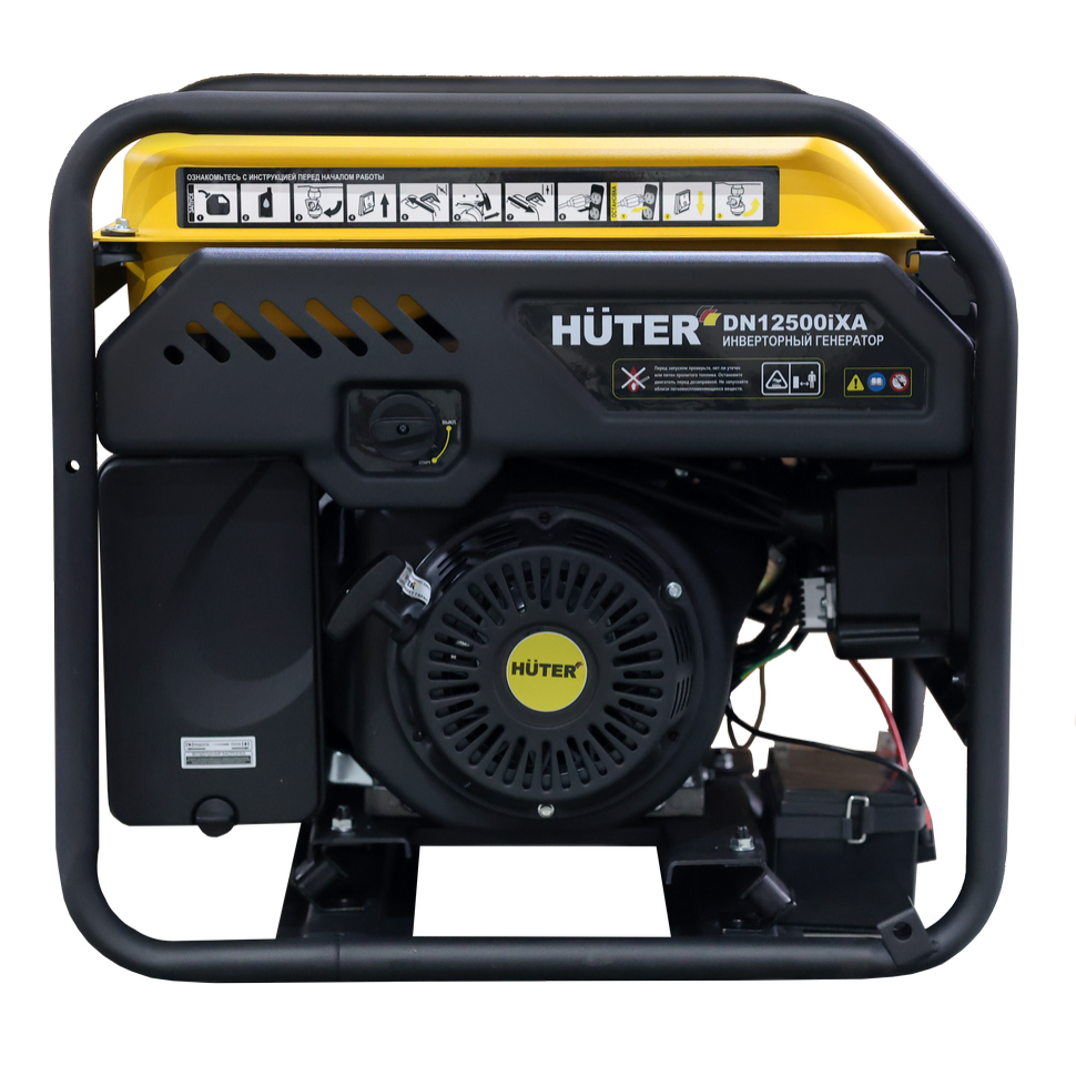 Генератор инверторный Huter DN12500iXA-электростартер - изображение 3