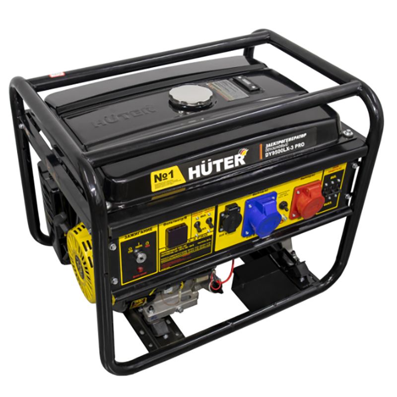 Генератор Huter DY9500LX-3 PRO-электростартер (380В/220В) - изображение 3