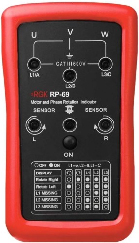 Индикатор чередования фаз  RGK RP-69 755221