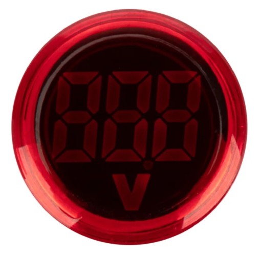 Индикатор значения напряжения REXANT 36-5000 красный VD22 70-500  (уп. 10 штук ) - изображение 2