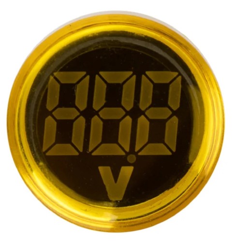 Индикатор значения напряжения REXANT 36-5002 желтый VD22 70-500 В (уп. 10 штук ) - изображение 3