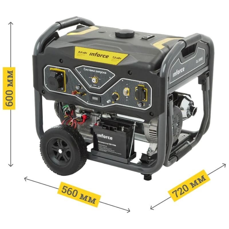 Бензиновый генератор Inforce GL 8000 - изображение 10