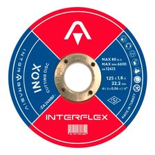 Круг отрезной по нержавеющей стали (Inox) INTERFLEX 125x1,6x22 ,23 - изображение 2
